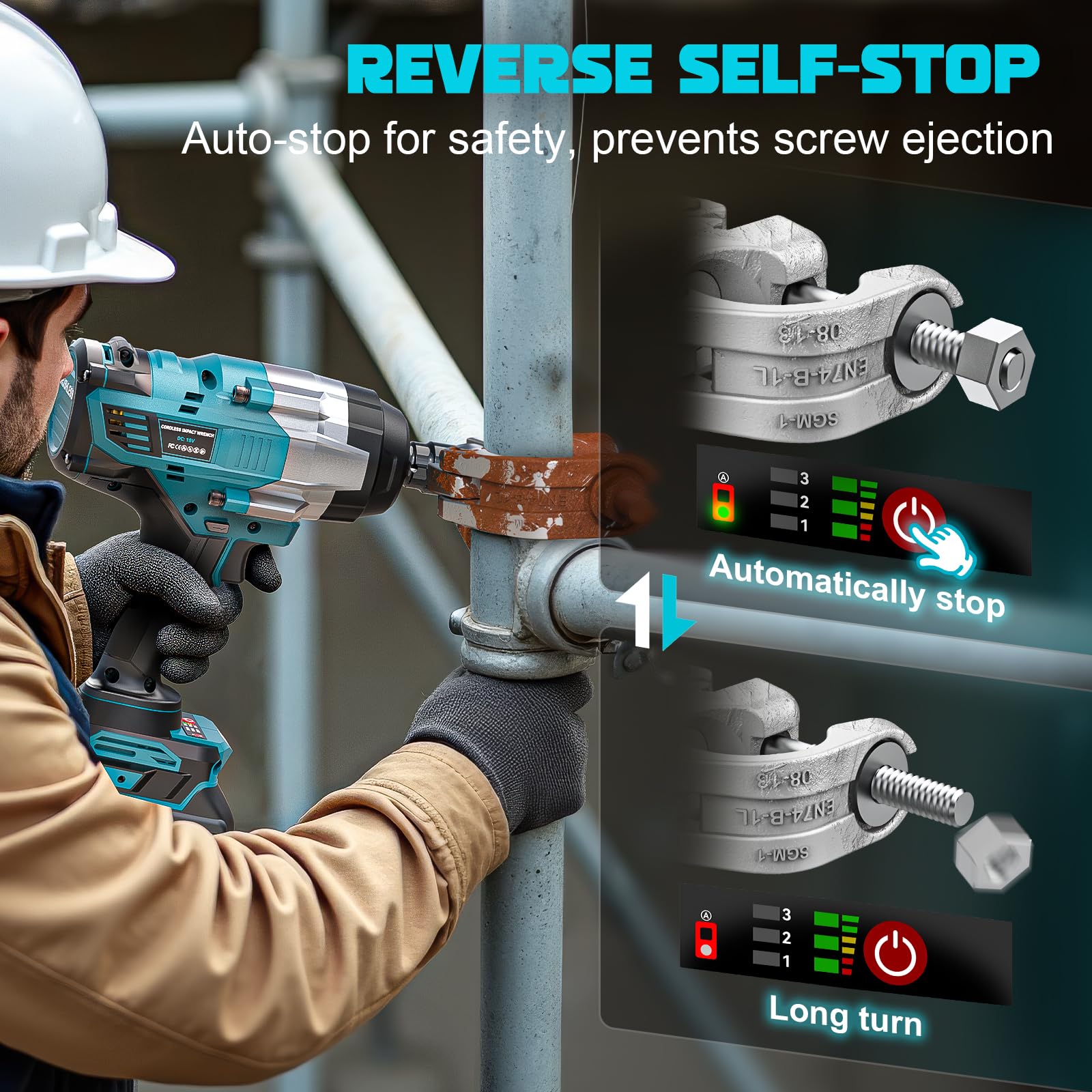 DIYtoolifz ergonomic non-slip handle reduces fatigue during long jobs