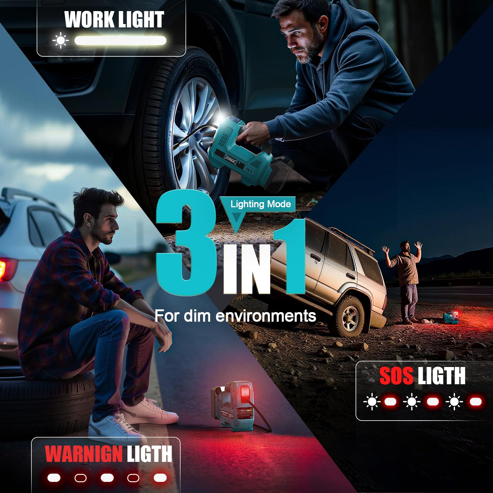 DIYtoolifz preset modes for car, motorcycle, bicycle, basketball.