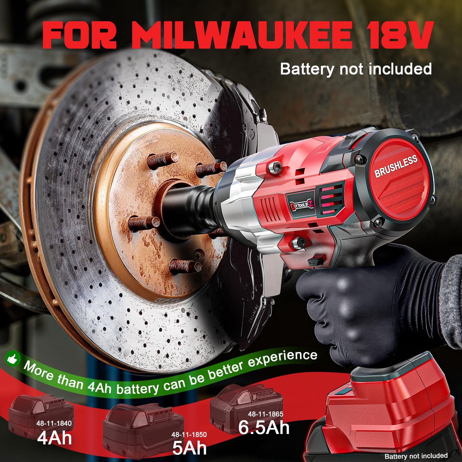 DIYtoolifz LED work light improves visibility during low-light installations.