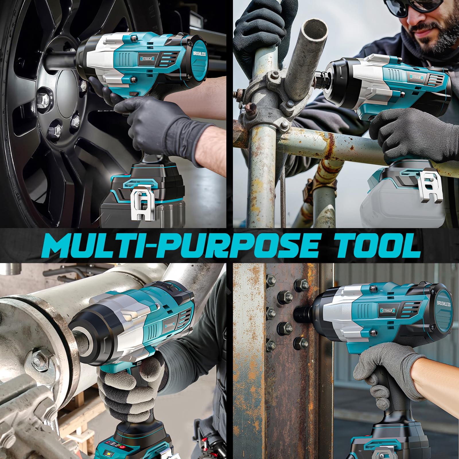 DIYtoolifz ideal for tire changes and auto repairs on site