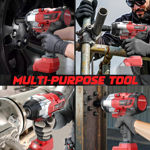 DIYtoolifz high-torque impact wrench in heavy-duty site work.