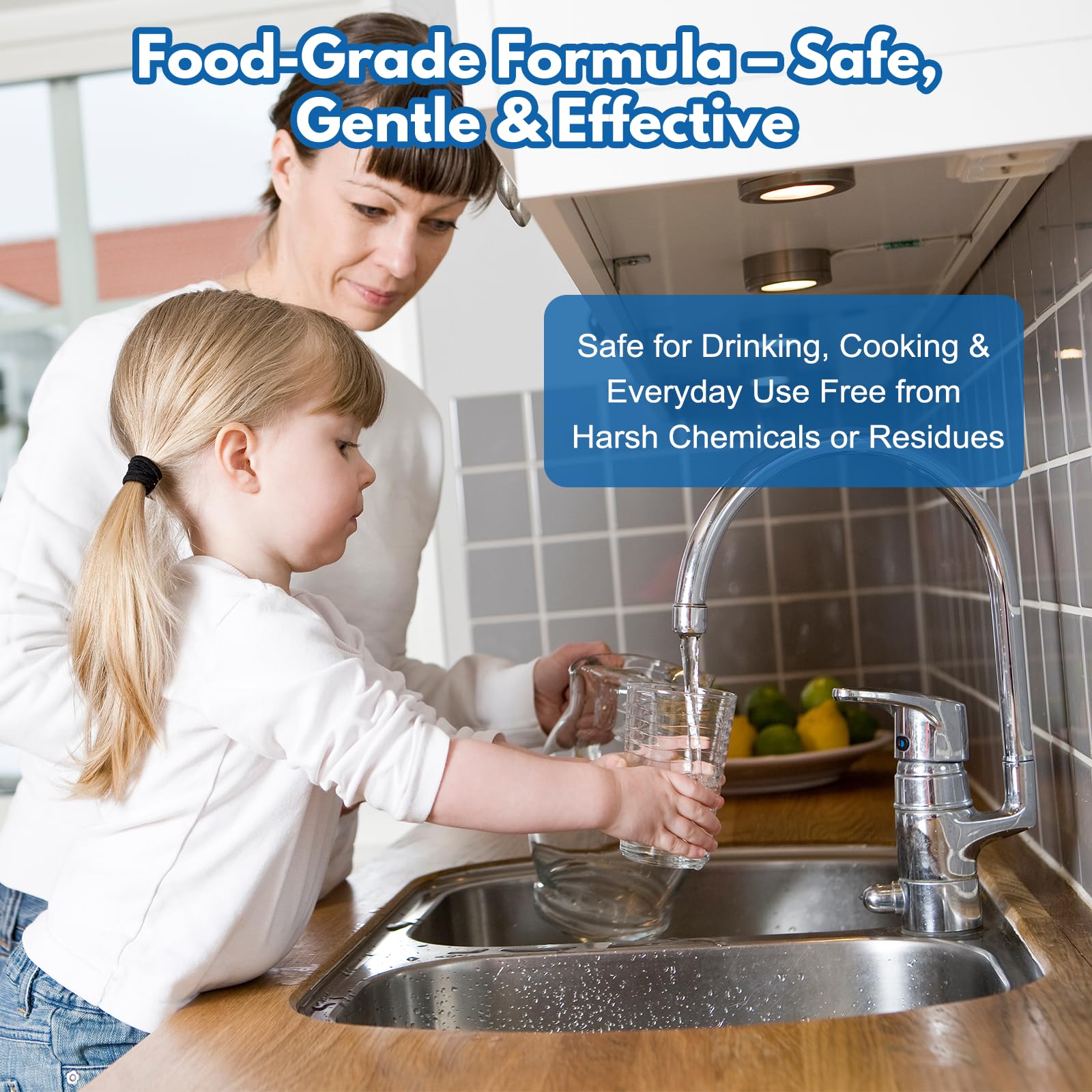 diytoolsman bottle label highlights food-grade formula for well water treatment