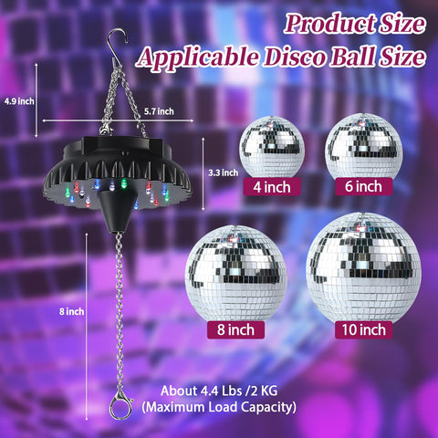 DJBoomy 18-led-beads deliver bright dance-floor lighting.