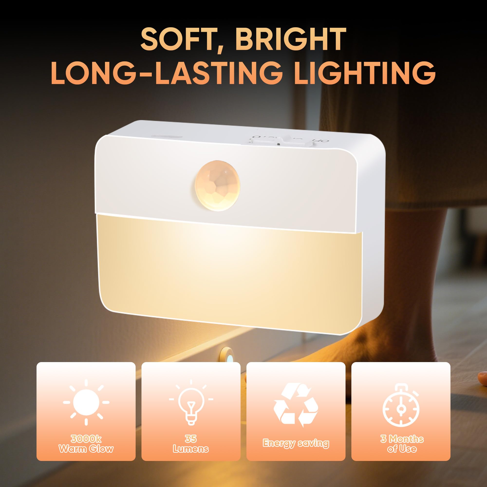 DJBoomy stair-light in action on steps supports safe midnight navigation.