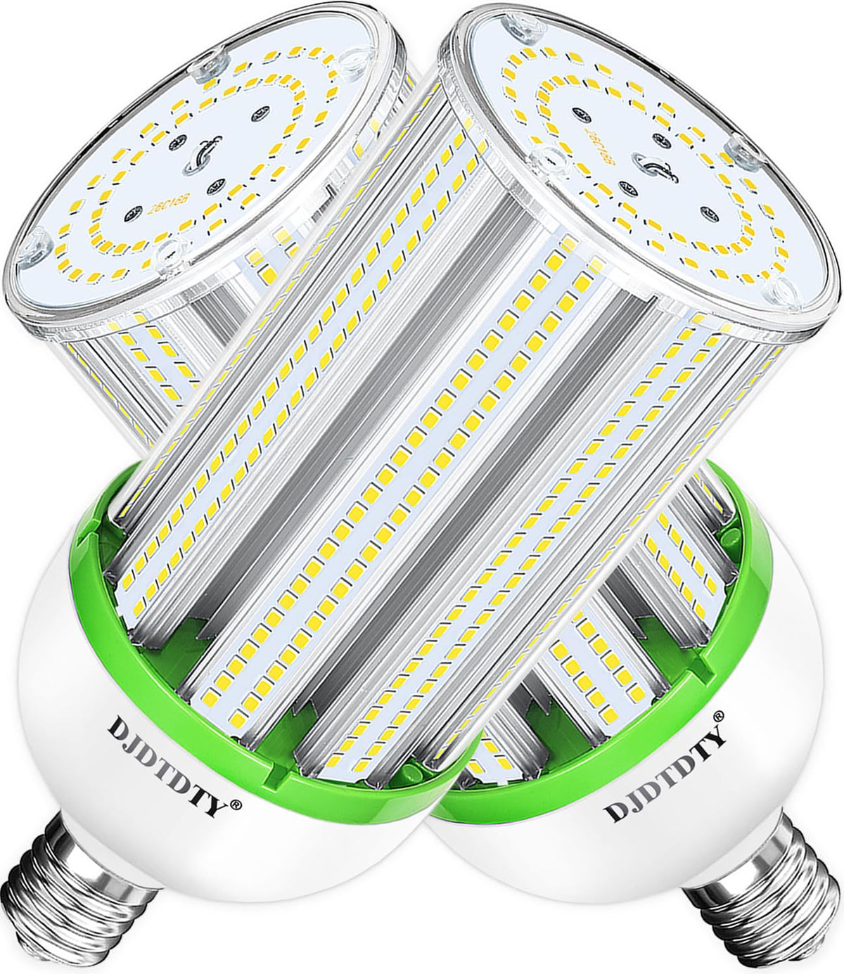 DJDTDTY 2-pack LED bulbs front view showing high-lumen daylight for bright spaces