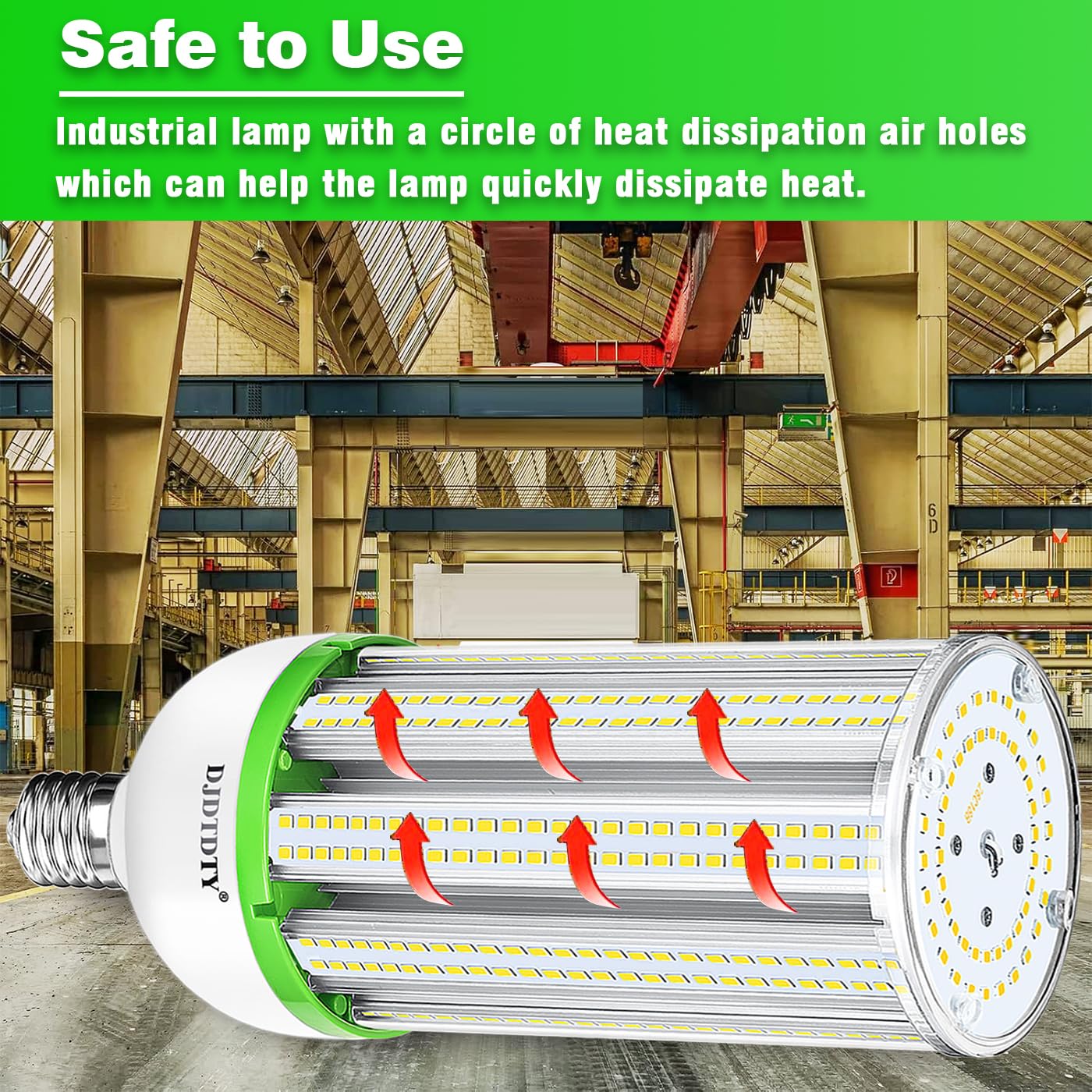 DJDTDTY bulbs in garage/workshop setting delivering reliable illumination