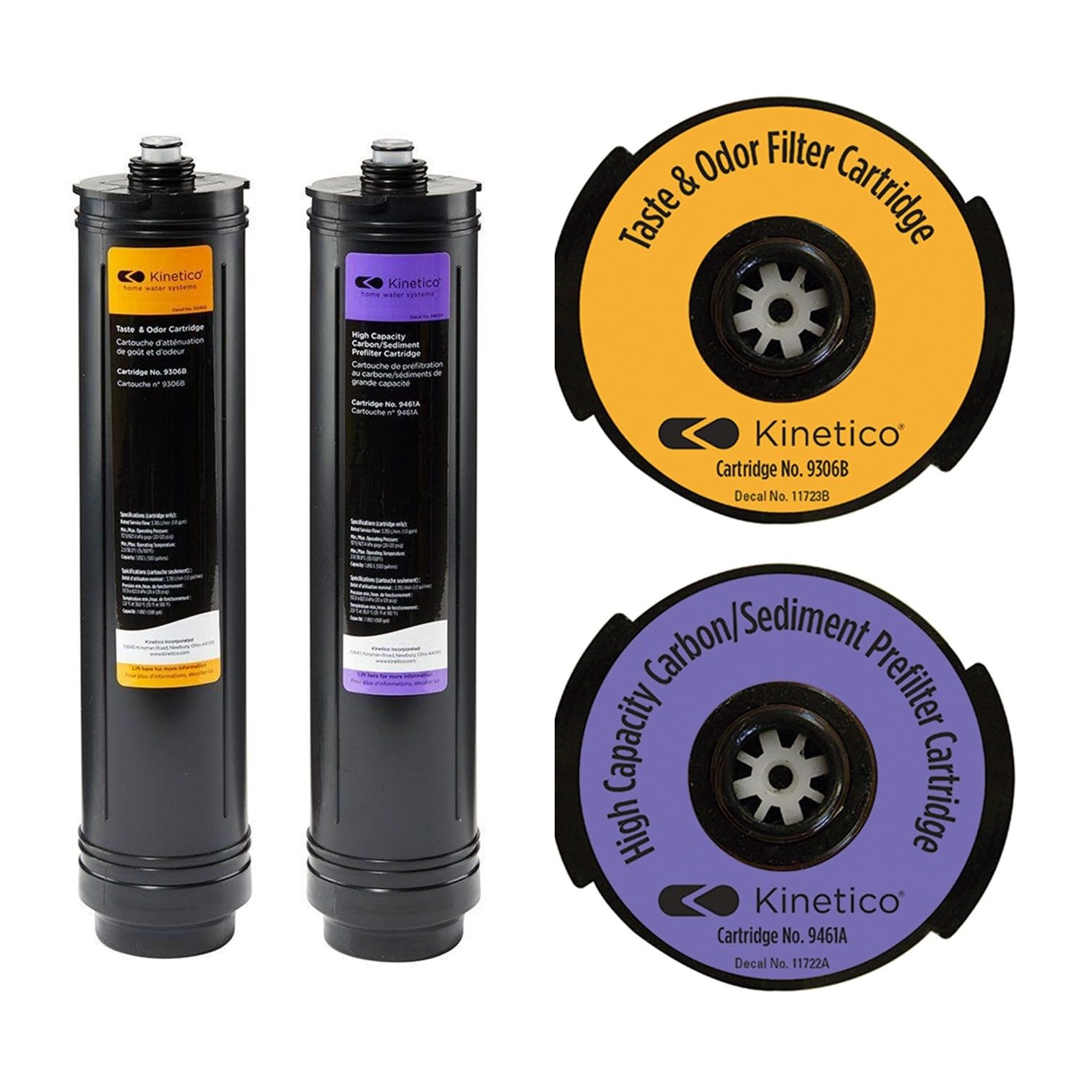 DJIM Kinetico K5 replacement pack with pre and post filters for cleaner water.