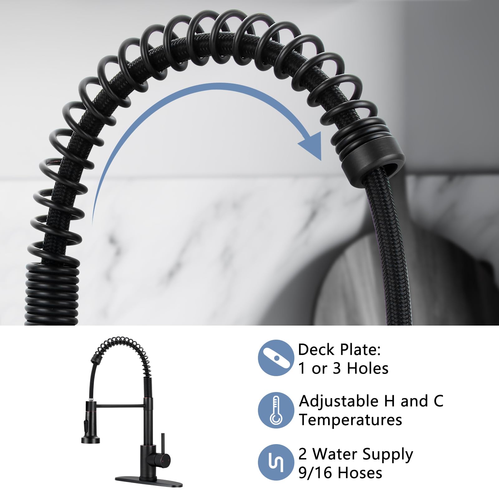 DJS food-grade PEX hoses promote safe, clean water delivery.