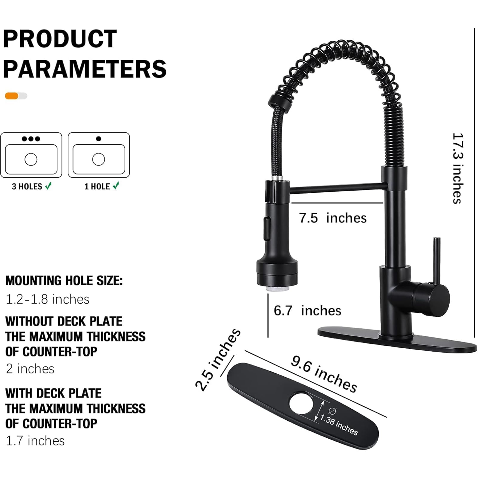 DJS single-handle-control for quick temperature and flow adjustments.