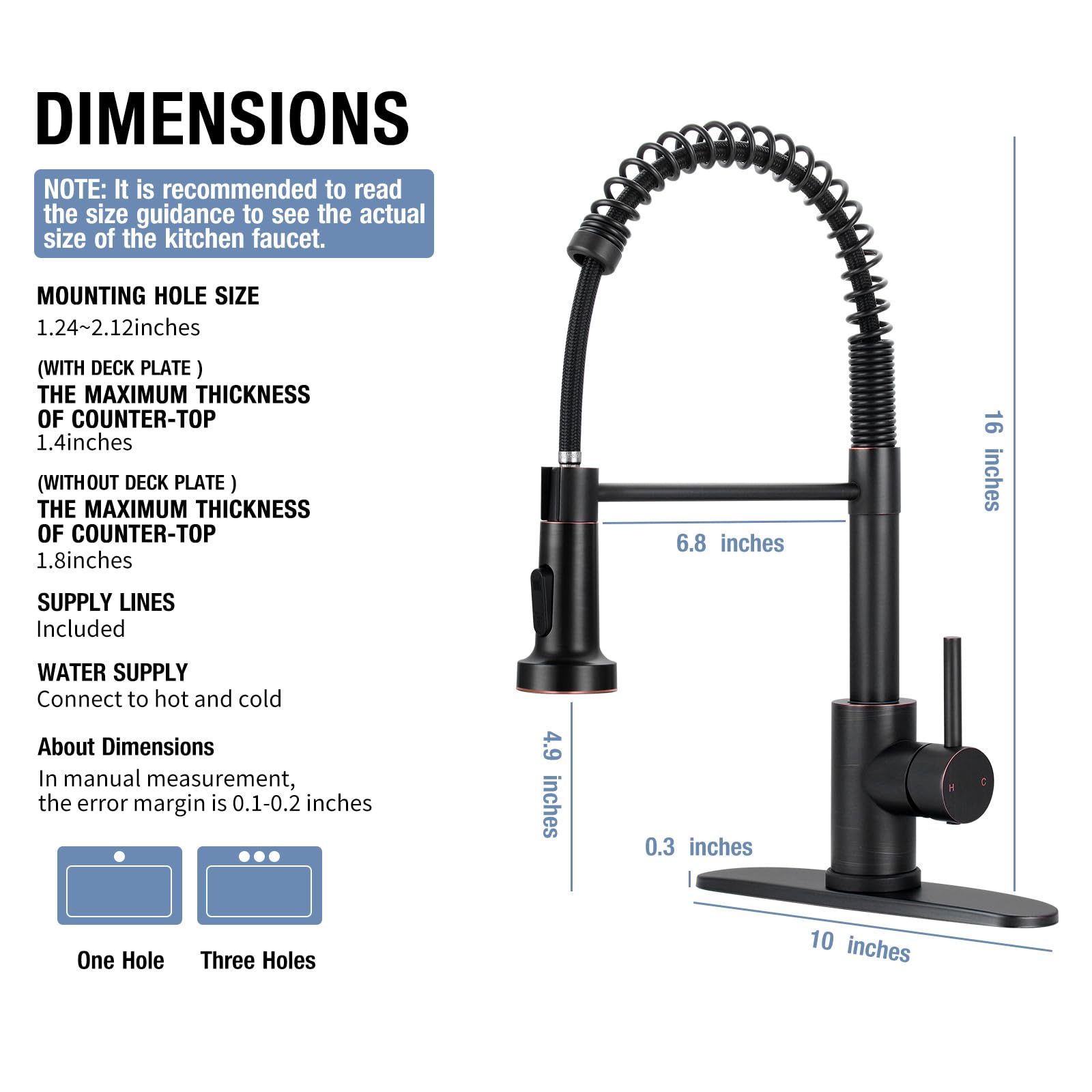DJS solid stainless steel construction ensures durable, long-lasting performance.