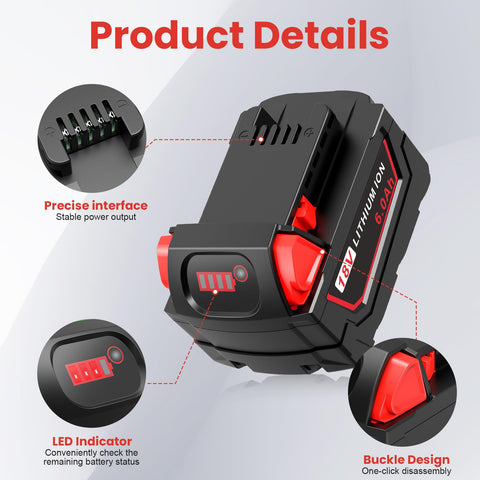 Djsanu WK18 battery in use with tool, reliable endurance.