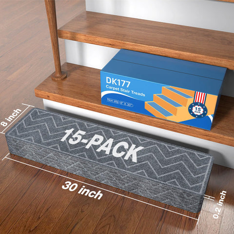 DK177 dark gray tread surface offers soft barefoot feel