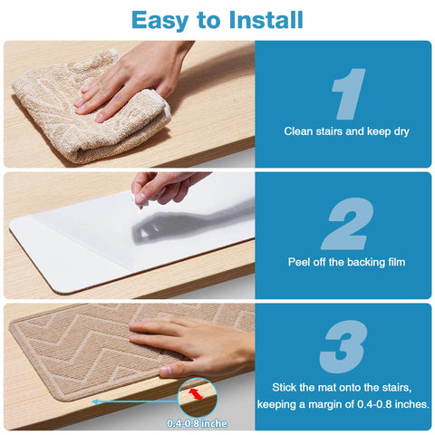 DK177 treads are easy to clean and machine washable for busy homes