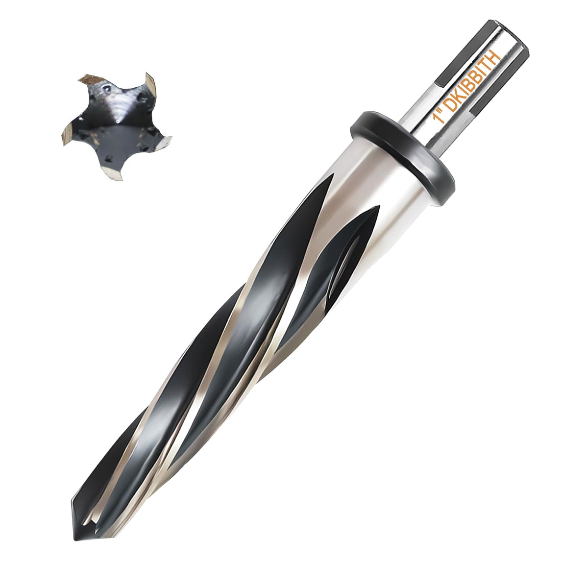 DKIBBITH 1-inch bridge construction reamer front view for precise hole alignment.