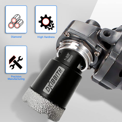 DKIBBITH 5/8-11 arbor attachment enables easy mounting