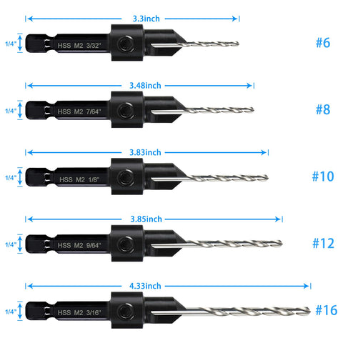 DKIBBITH depth-adjustable counter sleeve tailors holes across materials