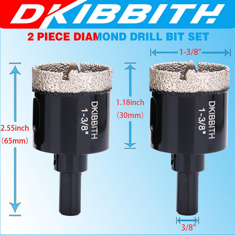 DKIBBITH diamond hole saw cutting ceramic tile with precision