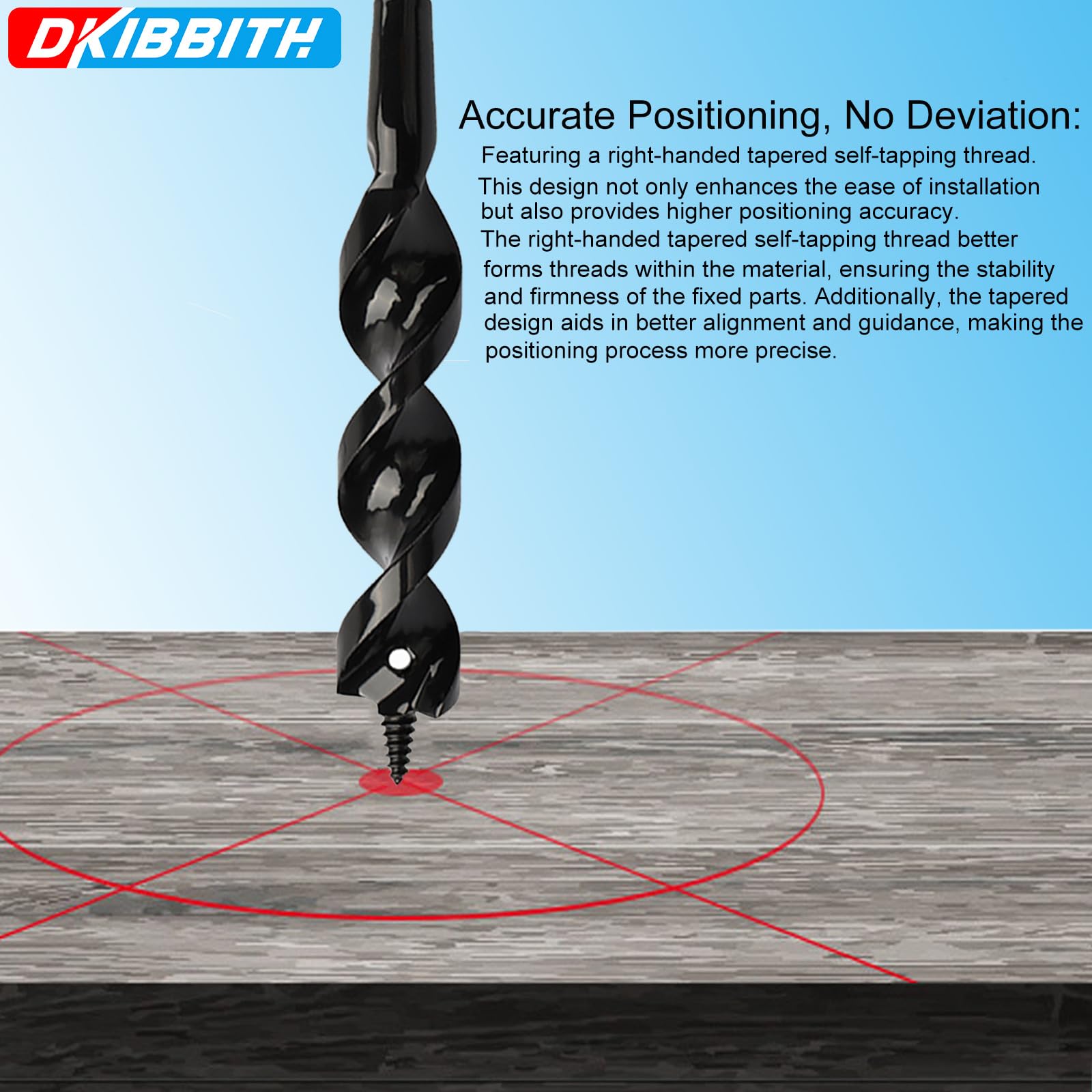 DKIBBITH durable spring steel shaft handles demanding tasks.