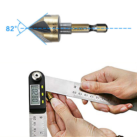 Metal countersinking with DKIBBITH for clean recessed holes