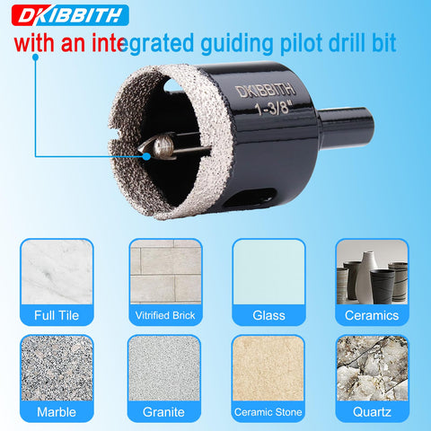 Close-up of DKIBBITH diamond tip for durable cutting edge