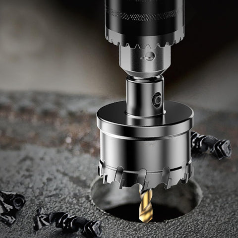 DKIBBITH TCT hole saw durable carbide teeth for long-lasting cutting performance.