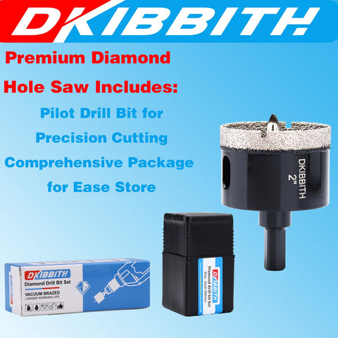 DKIBBITH water cooling reduces heat for smoother drilling.