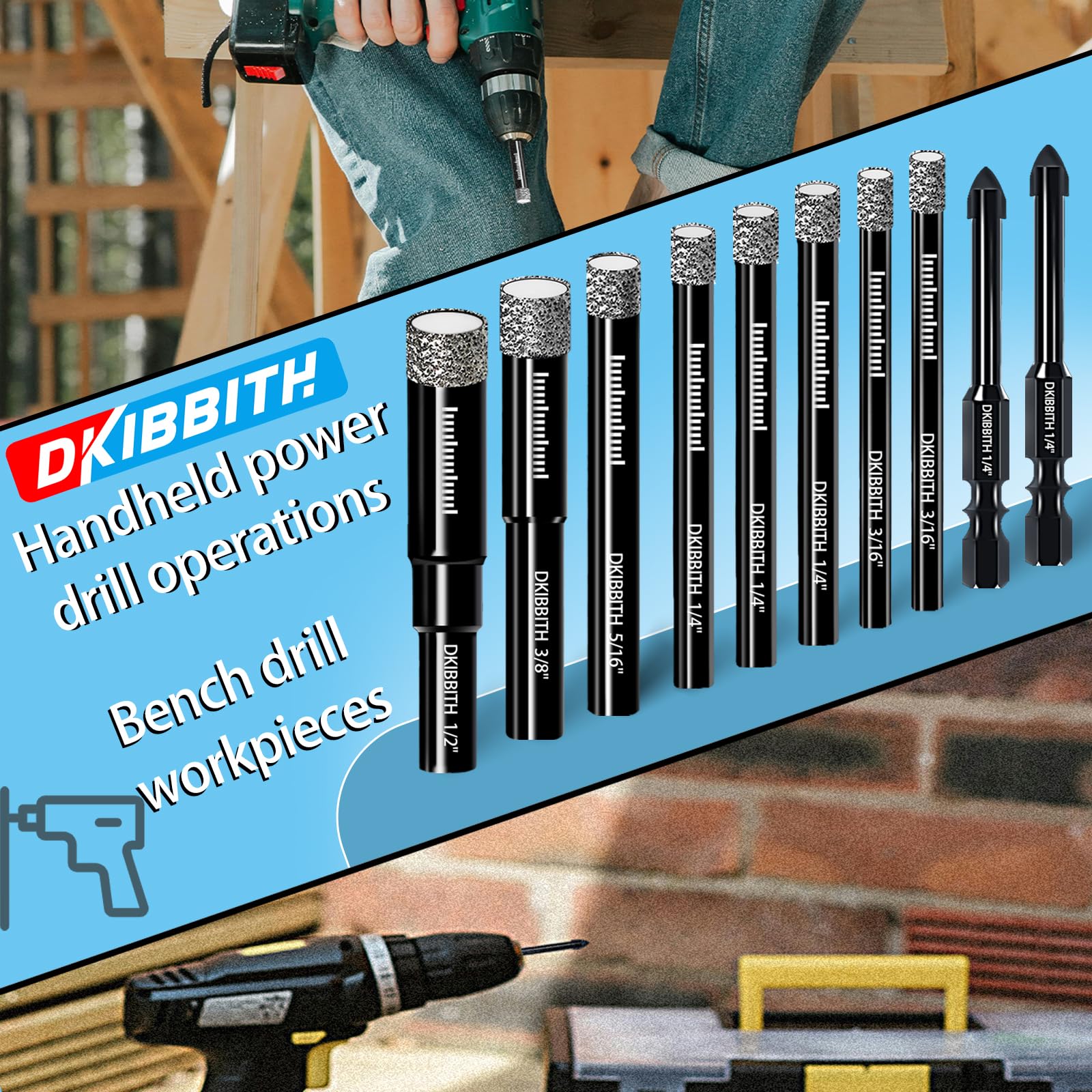 Wax‑lubricated bit tips cool during drilling with DKIBBITH
