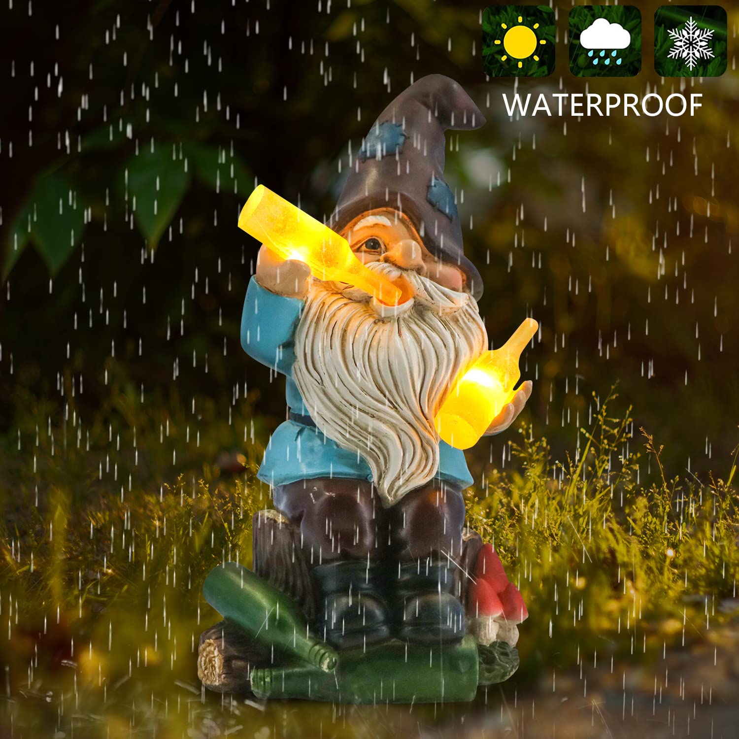 DKJOCKY gnome decor enhances courtyards, porches, and balconies