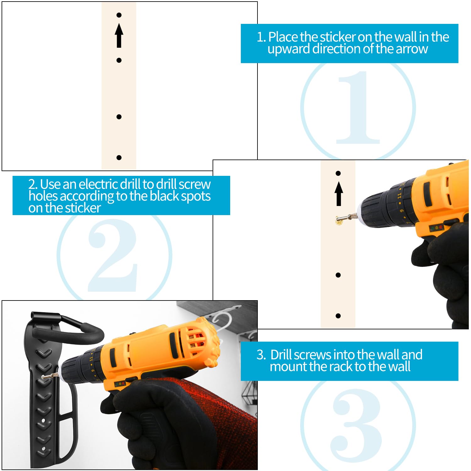 DkOvn easy installation with provided expansion screws