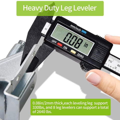 DkOvn height-adjustment from 0 to 2 inches adapts to uneven surfaces.