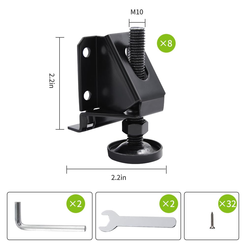 DkOvn screws and wrenches included enable quick, tool-assisted installation.