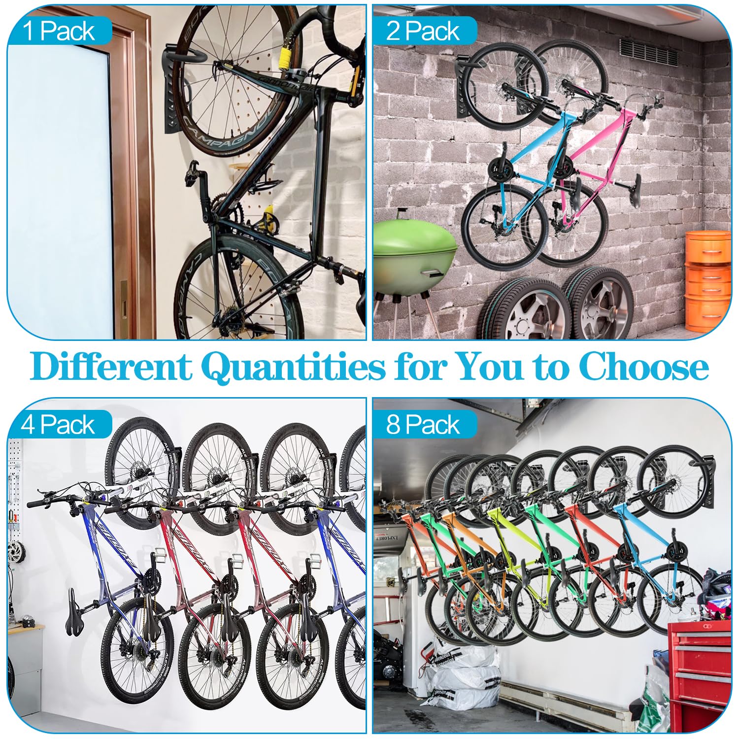 DkOvn two-pack bike rack screws included for quick setup