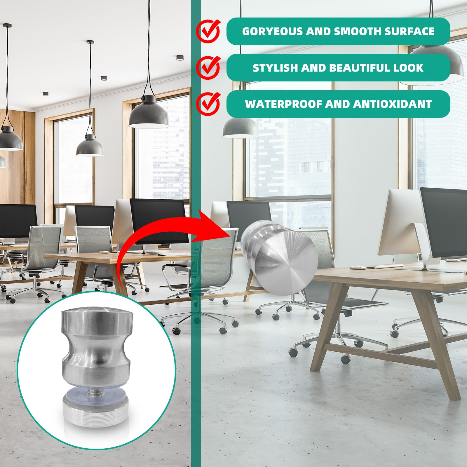 DLBEEM recessed grip design provides a comfortable, secure opening experience.