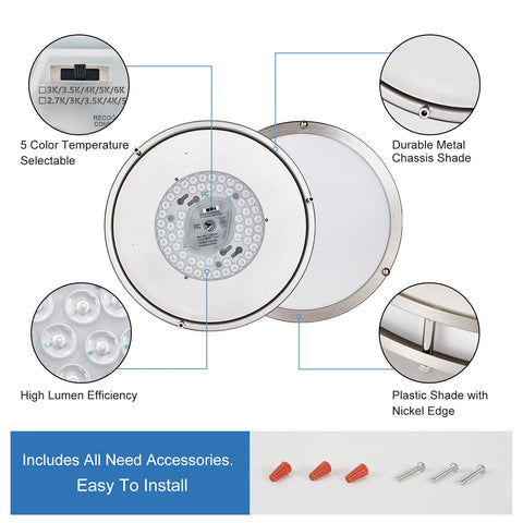 DLLT lighting covers 15-20m2 for multiple room types.