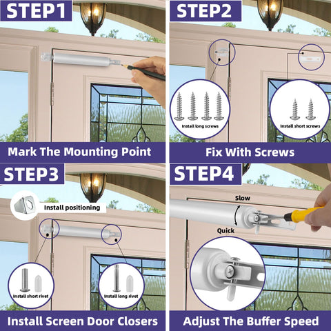 Dluno aluminum tube and galvanized shaft highlight durable construction.