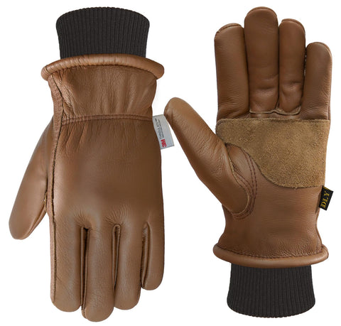 DLY Winter Work Gloves with palm patches for enhanced durability and grip.
