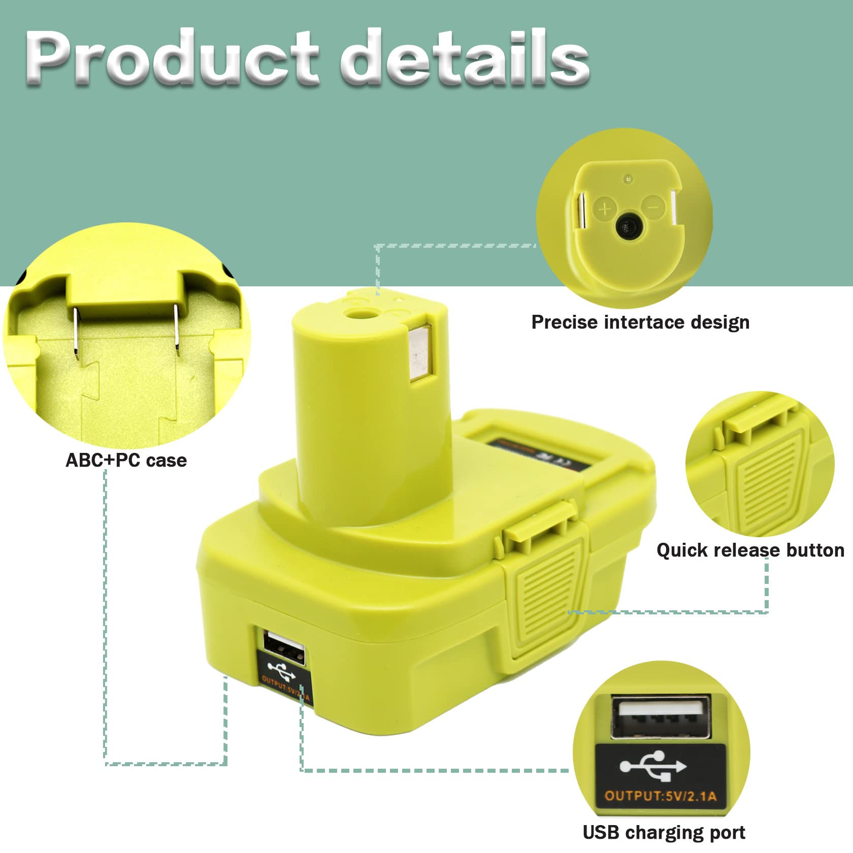 DM18RL with built-in USB charging supports mobile devices during use.