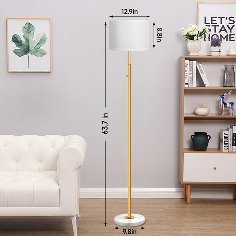 DMBOSS floor lamp's dimmable knob lets you tailor brightness for tasks and relaxation.