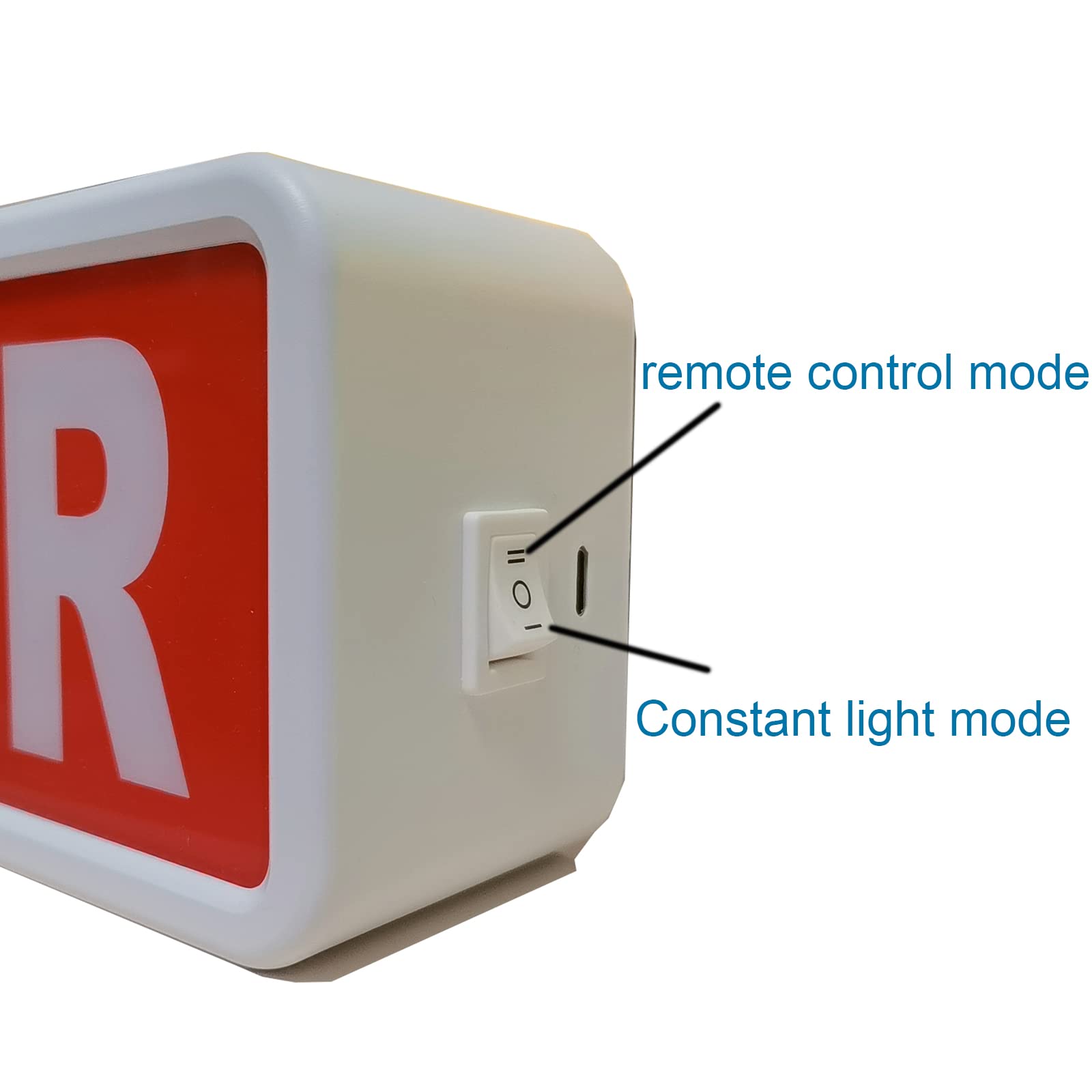 DMKYDM ON AIR sign with easy on/off switch for quick control