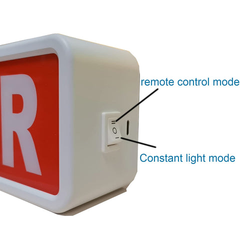 DMKYDM ON AIR sign with easy on/off switch for quick control