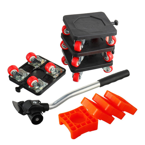 DMLENGOIN furniture dolly with 4 wheels gliding smoothly on floors for easy moves.
