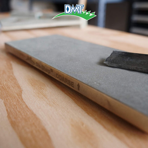 DMT D8C compact stone fits in home or workshop.