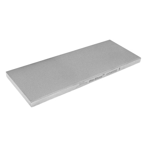 DMT D8C Dia-Sharp bench stone close-up highlights fast edge restoration.