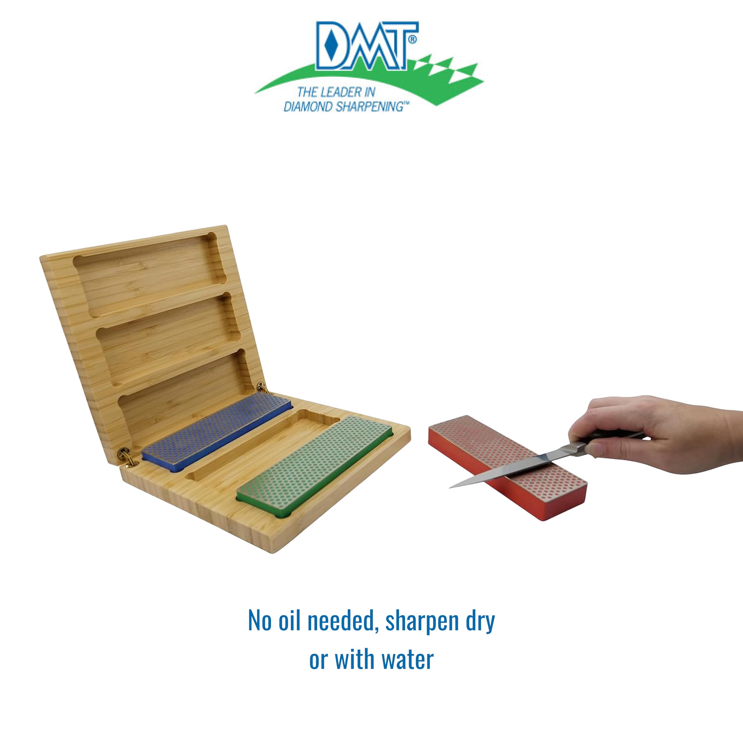DMT Deluxe wooden box keeps stones organized and protected.