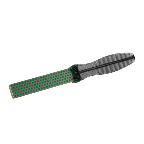 DMT Diafold pocket sharpener closed for portable sharpening