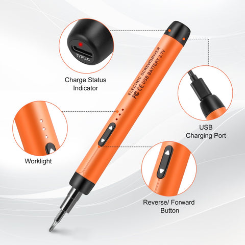 Reversible torque design for easy tightening and loosening screws