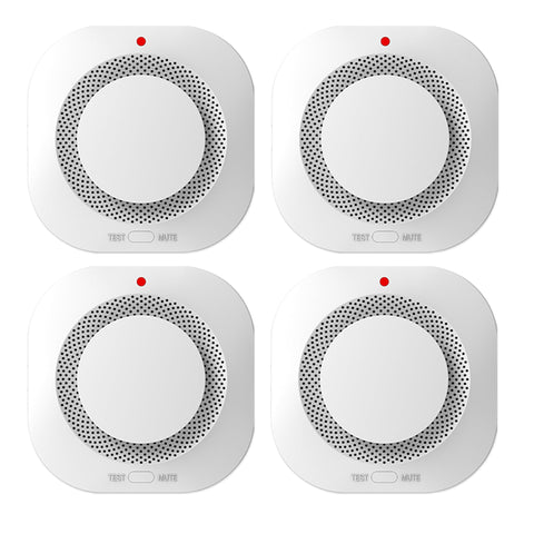 DnnrSwion photoelectric smoke detector front view detects slow-burning fires quickly