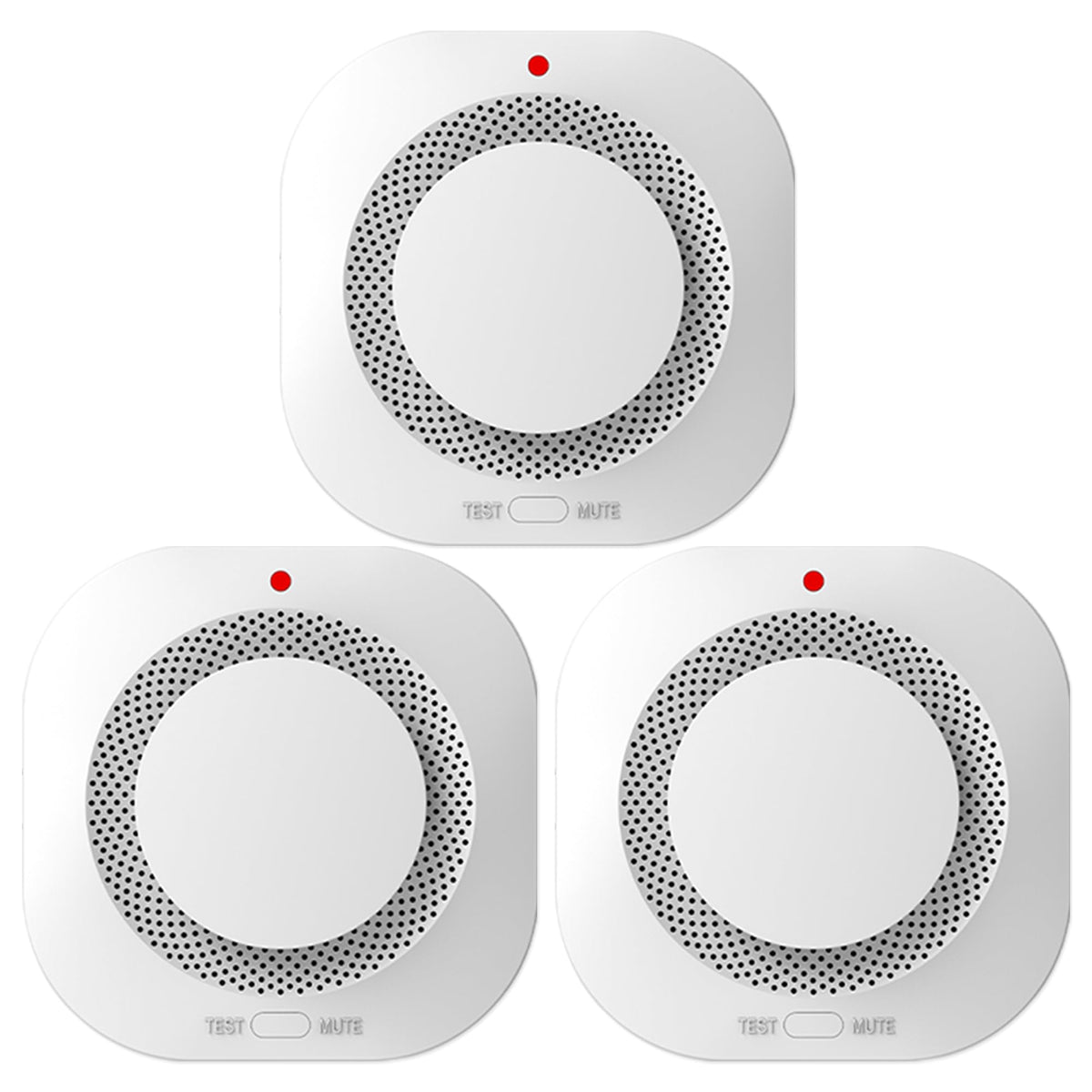 DnnrSwion photoelectric smoke detector wall-mounted for easy placement