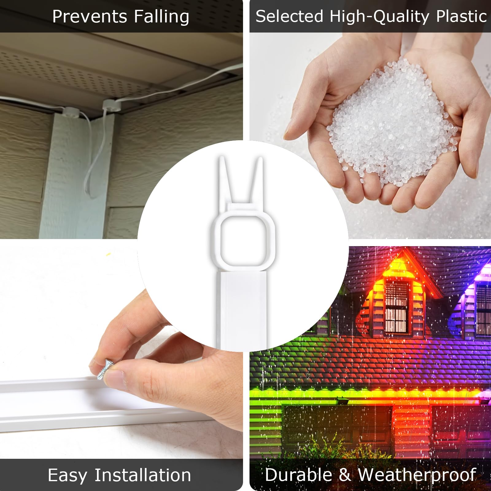 DNShorix adhesive-backed track with screws for secure placement.