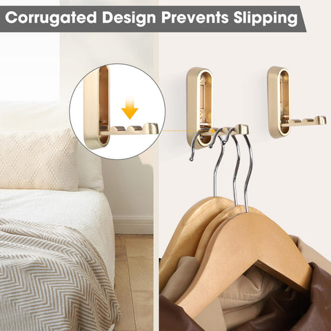 Dntorx hooks in bathroom and kitchen corners for versatile use